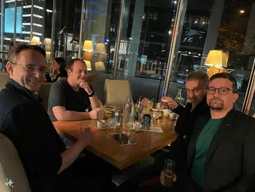 Canvas Reply team at the Christmas dinner 2022