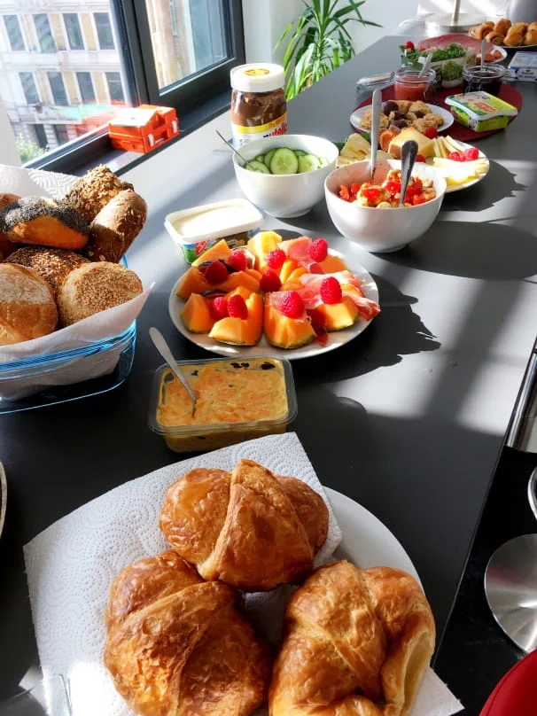 Picture of breakfast buffet